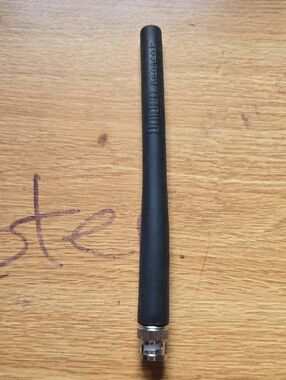 Black Rubber Uniden Antenna Whip with Metal Connector